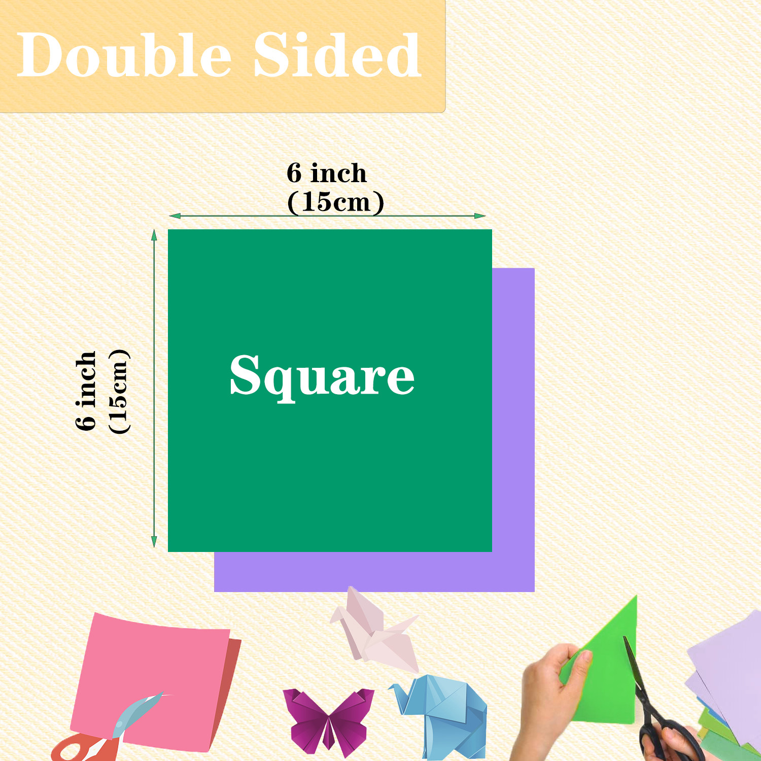 300 sheets 15cm origami paper